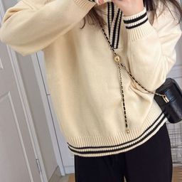 LULU & SKY Women Collared Pullover-image-97