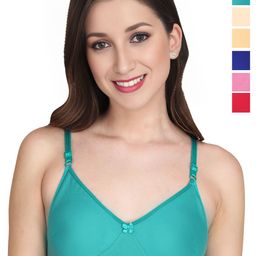 Liigne Women Full Coverage Pack Of 6 Lightly Padded Bra-picture-8