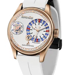 DOUBLERUN Unisex Dial & Straps Analogue Chronograph Watch H05N19035-47