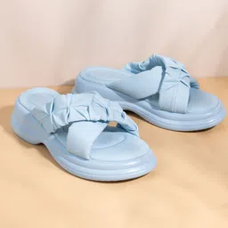 BRISKERS Women Gromad Ocean Breeze Open Toe Platform Heels-46