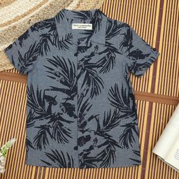 The Lion and The Fish Boys Comfort Opaque Striped Casual Shirt-image-96