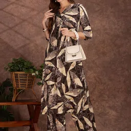 KALINI Women Floral Printed Regular Kurta with Palazzos-image-96