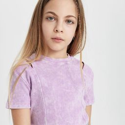 DeFacto Girls Solid Round Neck Cotton T-shirt-image-10