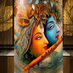 BELLA TRUE Brown & Blue Ethnic Motifs Printed Door Curtain-image-84