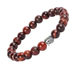 VIBESLE Unisex Red Ceramic -Buddha-Bracelet-42