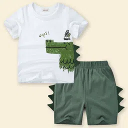 INCLUD Boys Printed T-shirt with Shorts-image-38