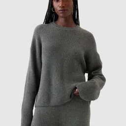 GAP Women Ribbed Slim Fit Pullover-image-22