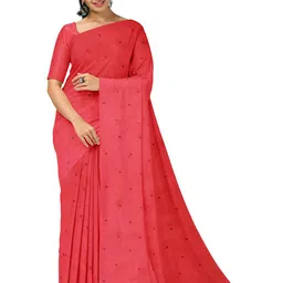 APCO Woven Design Embroidered Pure Cotton Saree-picture-22