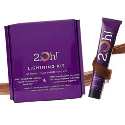 2.Oh! Semi Permanent Hair Color & Bleach Kit-250ml Shade-Lavender-54