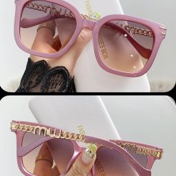 eyenaks UV Protection Retro Square, Wayfarer, Rectangular, Over-sized Sunglasses (Free Size) image 2