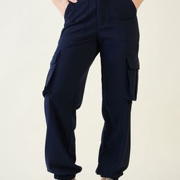 aayu Women Relaxed Loose Fit High-Rise Wrinkle Free Joggers-picture-6