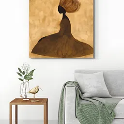 999Store Gold-Toned & Brown 1 Piece Canvas Other Wall Paintings-image-77