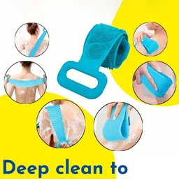 Lichee Silicone Body Scrubber Double Side Bathing Brush-17