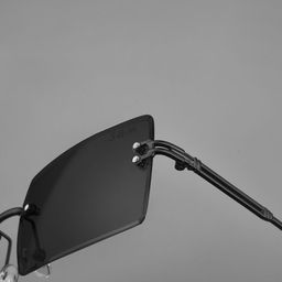 SAM & MARSHALL Unisex Rectangle Sunglasses with UV Protected Lens image 5
