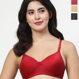 LILY Women Maofcigam Pack Of 4 Full Coverage T -Shirt Bra-picture-16