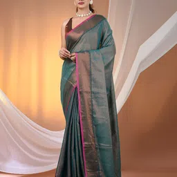 Charukriti Zari Tissue Saree-image-22