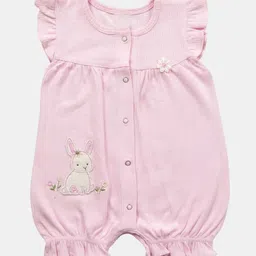 Babys Day Infant Girls Self Design Cotton Rompers-image-76