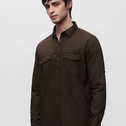 Klub Fox Men Slim Fit Opaque Casual Shirt-picture-19