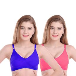 Samvar Multi Cotton Non-Wired Non Padded Minimizer Bra-picture-45