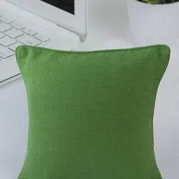 Fabindia Green Square Cushion Covers-16