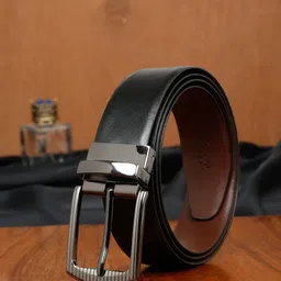 Teakwood Leathers Men Leather Reversible Formal Belt-image-70