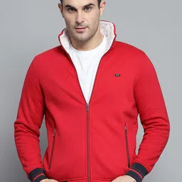 Monte Carlo Men Mock Collar Front-Open Sweatshirt-picture-5