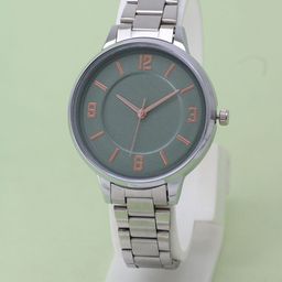VIRAKTI Women Brass Printed Dial & Stainless Steel Wrap Around Straps Analogue Watch G-54-GREEN-G-image-101