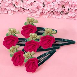 GADINFASHION Women Set of 6 Tic Tac Hair Clip-image-83