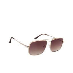John Jacobs Unisex Square Sunglasses with UV Protected Lens 136378-25