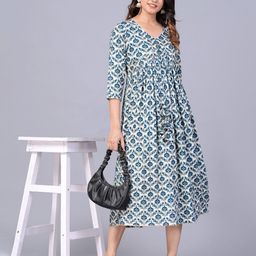 Mishree Collection Women Ethnic Motifs Printed Anarkali Kurta-image-17