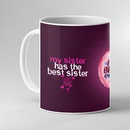Keviv White & Violet Text or Slogans Printed Ceramic Glossy Mugs Set of Cups and Mugs-image-41