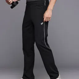 ASICS Men Mid-Rise Contrast Piping Training Track Pants-picture-42