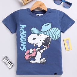 YK X Minute Mirth Boys Snoopy Graphic Printed Pure Cotton T-shirt-picture-8