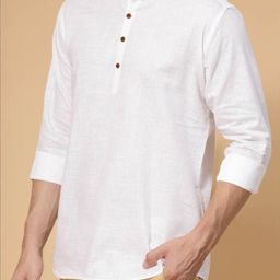 Fifth U Men White Kurta-17
