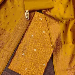 Maroosh Floral Printed Woven Design Unstitched Dress Material-image-91