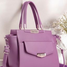 WOMEN MARKS Textured PU Structured Handheld Bag with Tasselled-12