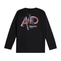 CAVIO Boys Typography Cotton Pullover-image-90