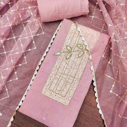 KALINI Unstitched Dress Material-image-21
