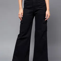 Miss Chase Women Wide Leg High-Rise Stretchable Jeans-image-59