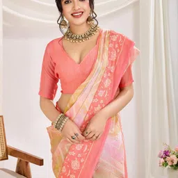 KALINI Zari Brasso Saree-image-51