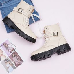Killer Women Round Toe Lace Up Boots-image-30