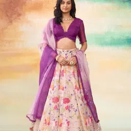 SHASHA GABA Made to Measure Lehenga & Blouse Organza-picture-35