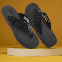 Red Tape Men PU Thong Flip-Flops-picture-32