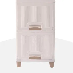 Kuber Industries White Set of 2 Regular Multi-Utility Organisers image 3