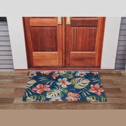 BELLA TRUE Blue & Red Anti Slip Printed Doormats-image-95