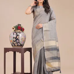 Astita Woven Design Zari Organza Saree-picture-17