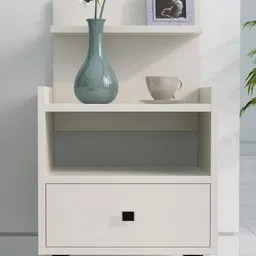 HEXA RED White Engineered Wood Bedside Table-image-74