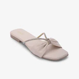 Gibelle Women Open Toe Flats with Bows-image-71
