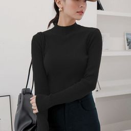 Moda Rapido Women High Neck Pockets Slim Fit T-shirt-picture-15
