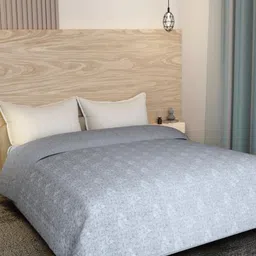 Florida Grey & Off White Set of 4 AC Room 300 GSM Double Bed Dohar-image-94